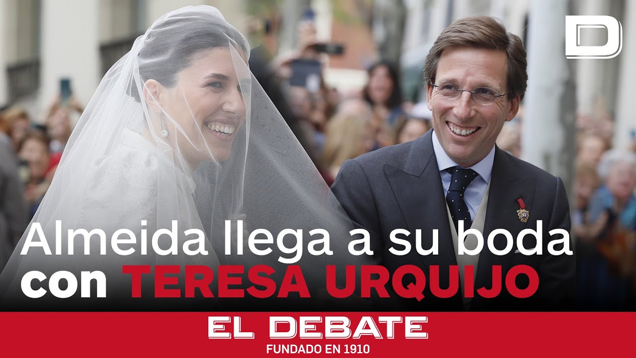 Así ha sido la llegada de Teresa Urquijo y Almeida a su boda