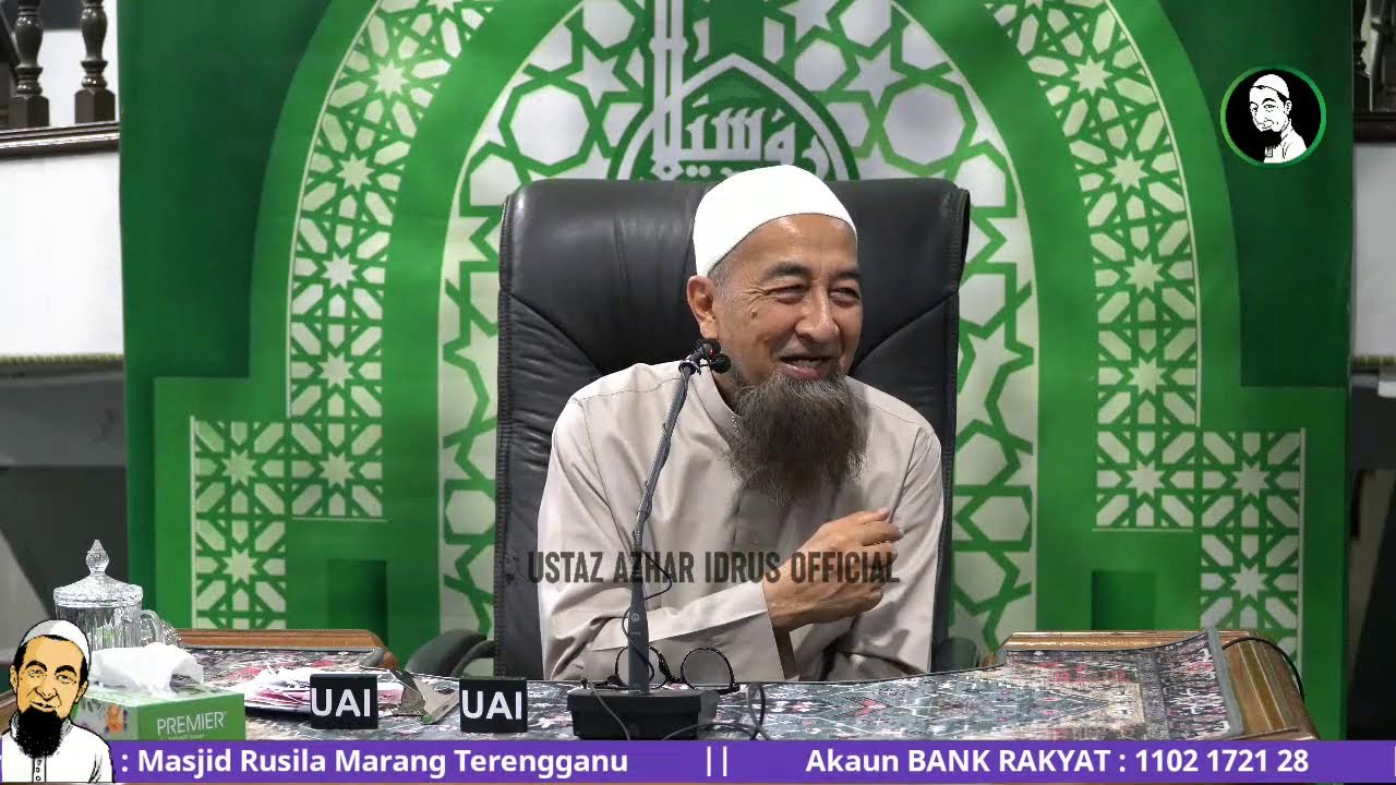 🔴 LiveUAI 23/08/2025 Kuliah Maghrib & Soal Jawab Agama Ustaz Azhar Idrus | Masjid Rusila, Marang