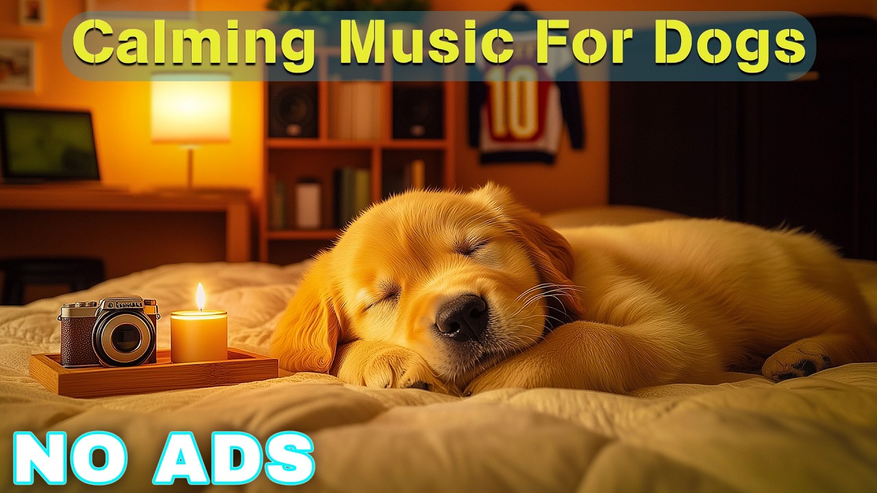 12 Hours Of Dog Calming Music 🎶 Relaxing Music for Dogs To Sleep 🐕💤 Dog Soothing Music for Anxiety