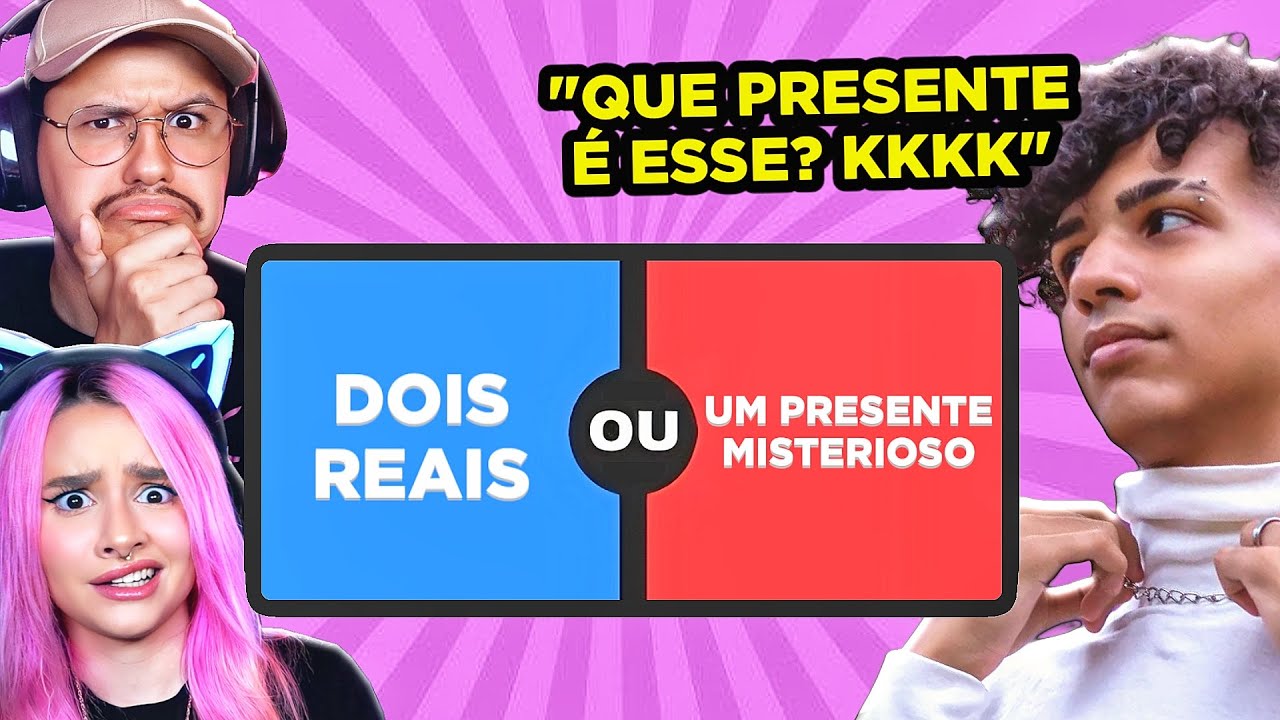 Qual VOCÊ escolhe? KKKKKK FT @Chrono0