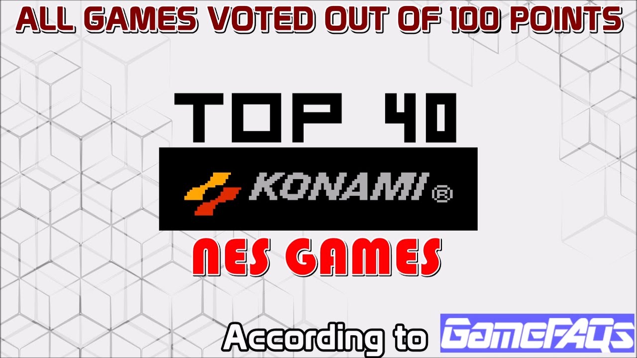 KONAMI NES Games (Best NES Games by Konami)