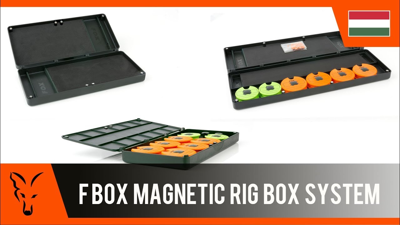 ***FOX CARP FISHING TV HUNGRY*** F-Box Mágneses szerelékes dobozok