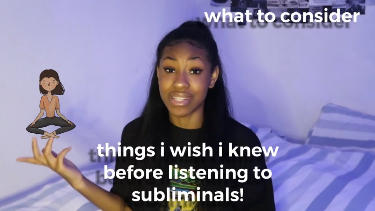 what i wish i knew before listening to subliminals | esther :)