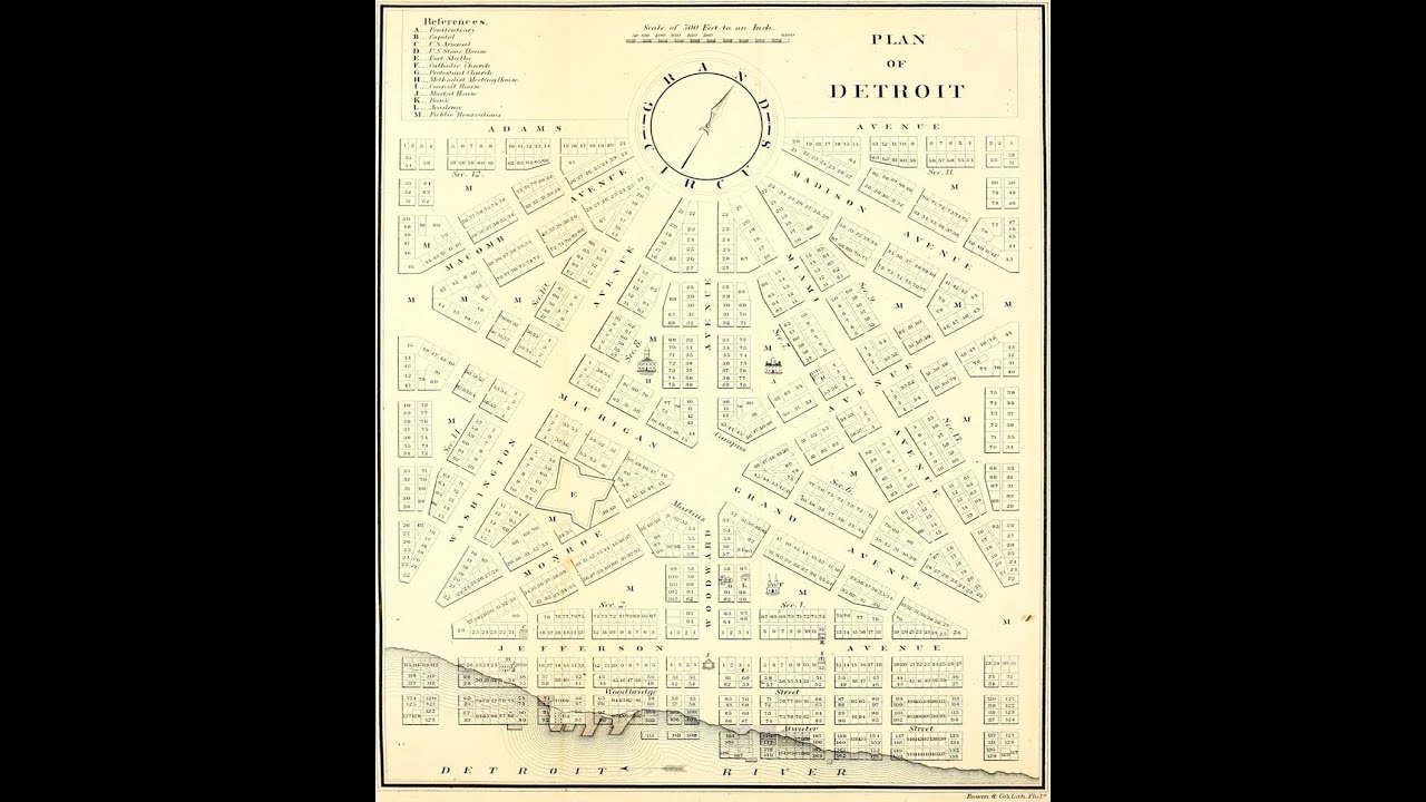 the street plan(s) of detroit, michigan