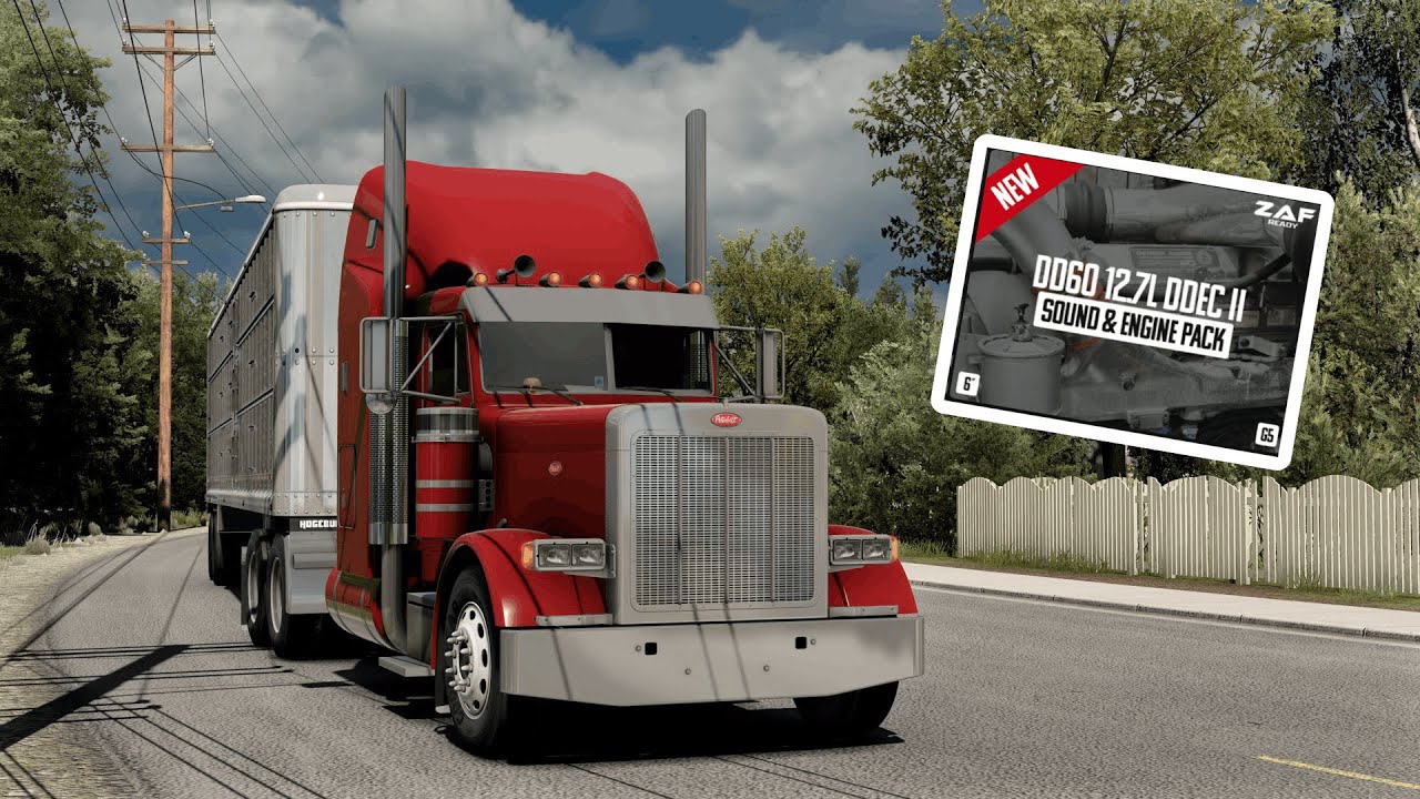 ATS 1.57 | Zeemods DD60 12.7L DDEC II – Best 3-Stage Jake Brake?