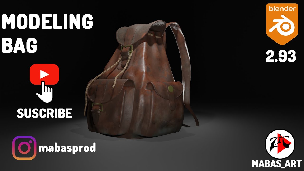 Modeling BAG in Blender 2.93