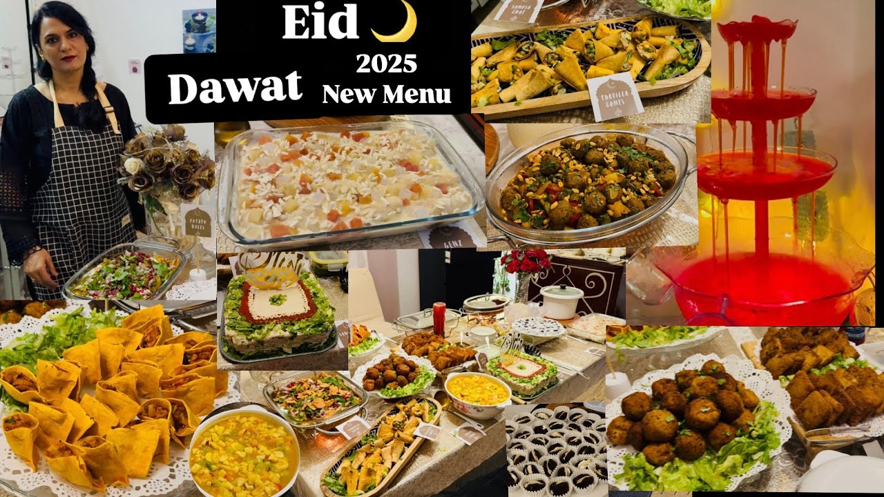 Eid Dawat Menu 2025 | Eid Recipes | New Menu For Eid | Eid 2025 Vlog | Niliz Cook Book