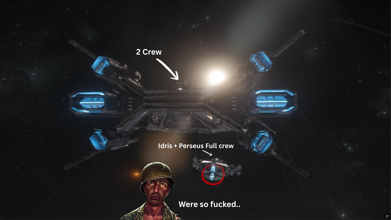 Star citizen 2 man vs entire flleet battle