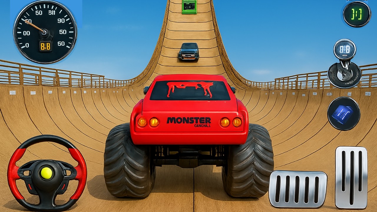 Monster Truck Mega Ramp Impossible Driver - Monster Truck Mega Ramp Racing - Android Gameplay