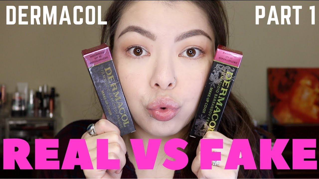 REAL vs FAKE DERMACOL Pt1 | How to Tell the Difference