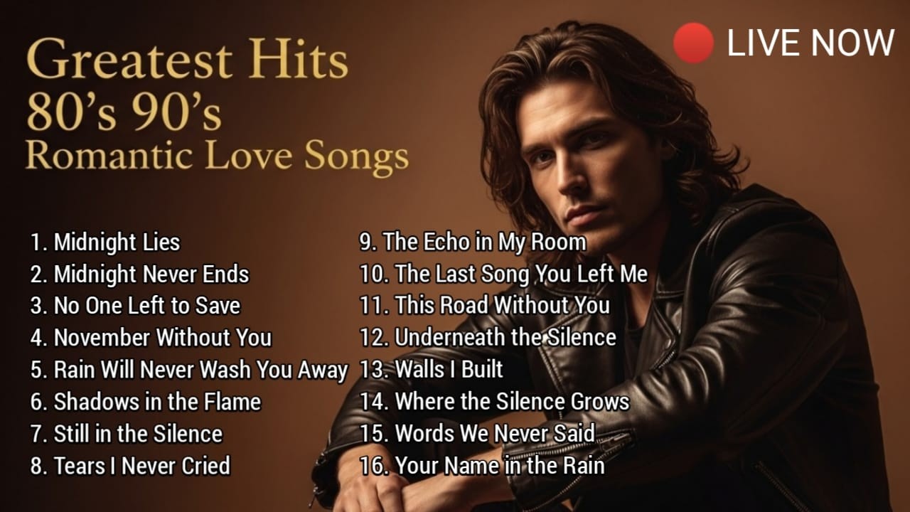 🔥 LIVE 24/7 Slow Rock – Golden Era Love Ballads