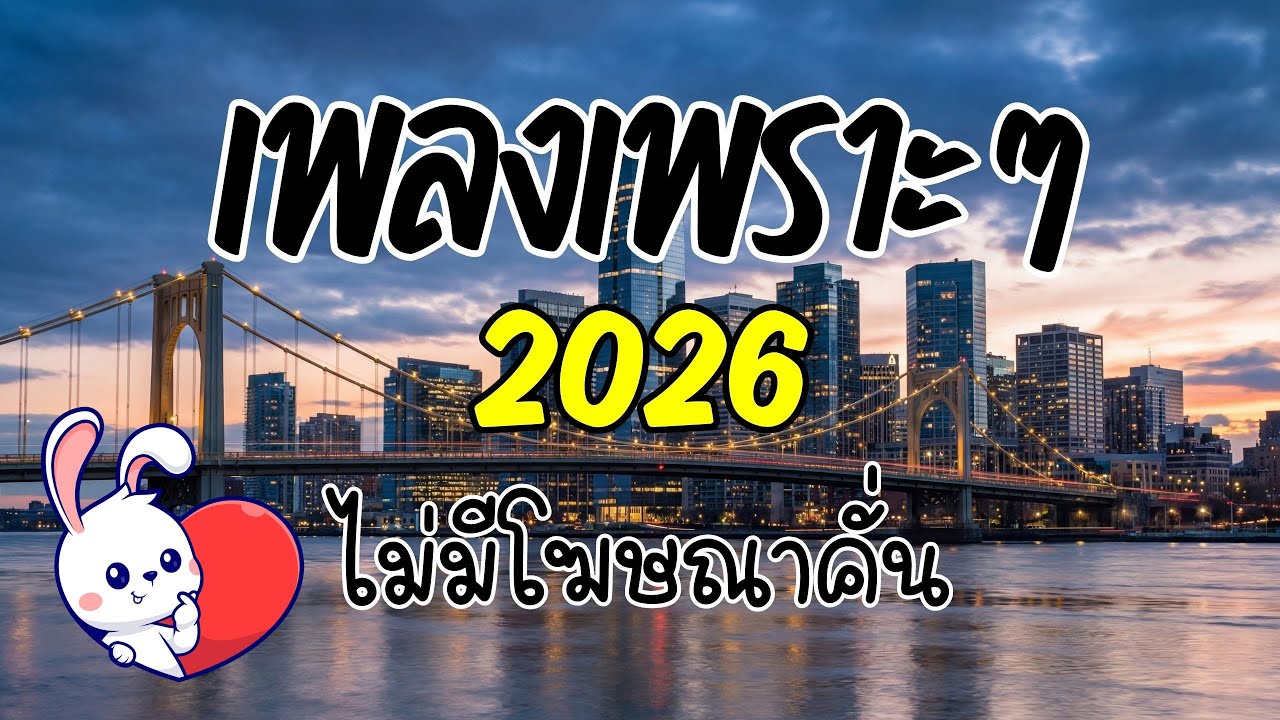 รวมเพลงเพราะๆ ฟังสบาย 2026 [Vol.25] 🎧 ฟังยาวๆ ต่อเนื่อง 🎸(ไม่มีโฆษณาคั่น) | กระต่ายอ้วน ชวนฟัง 🐰