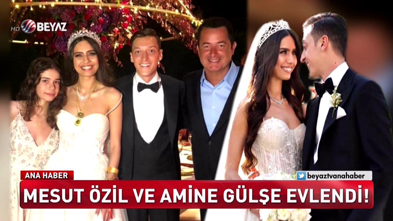 MESUT ÖZİL VE AMİNE GÜLŞE EVLENDİ!