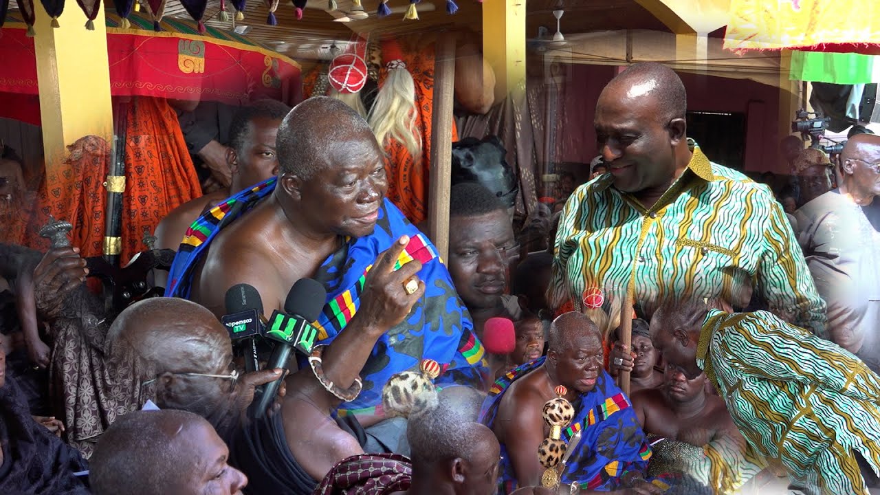 Asantehene cautions Alan Kyeremateng before Blessing him