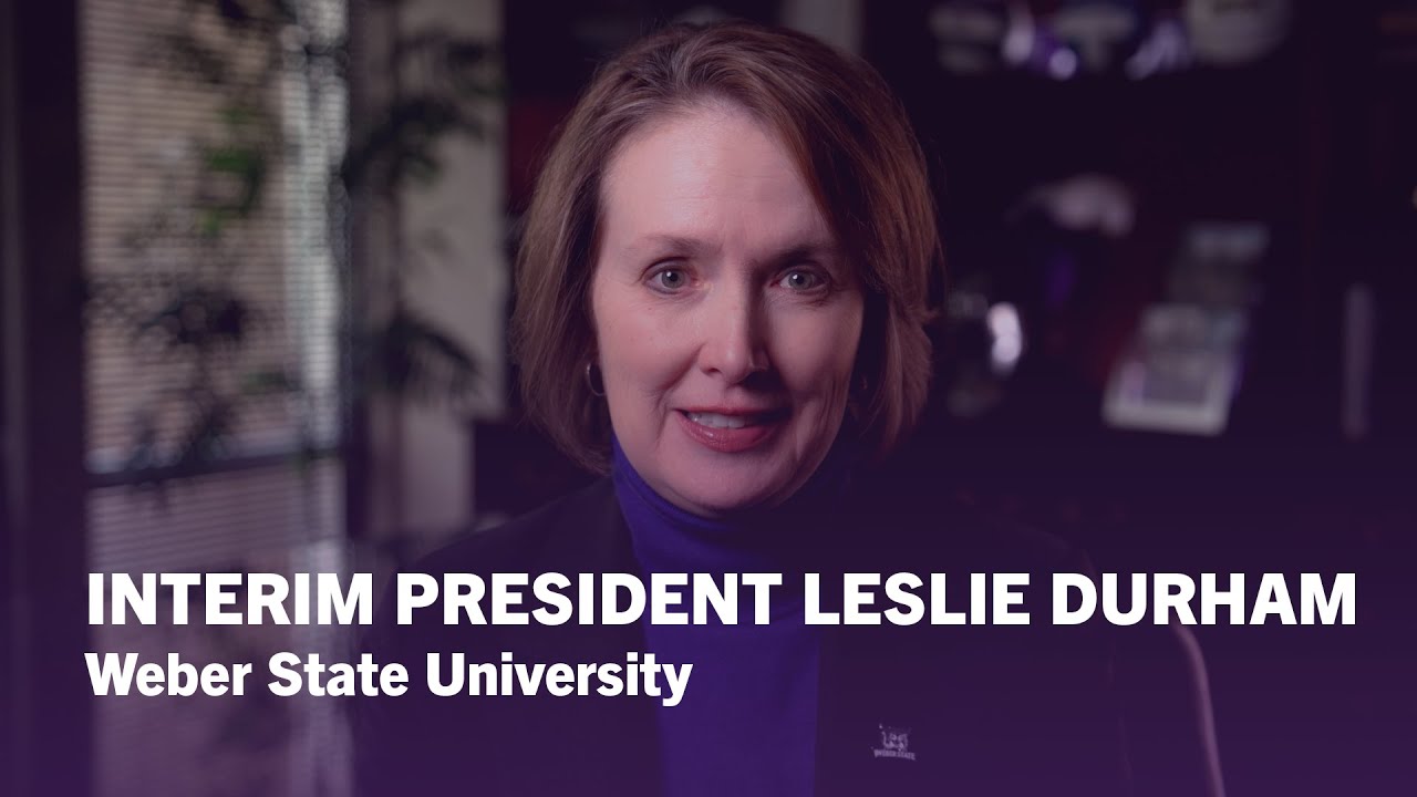 Introduction to Interim President Leslie Durham | Weber State University