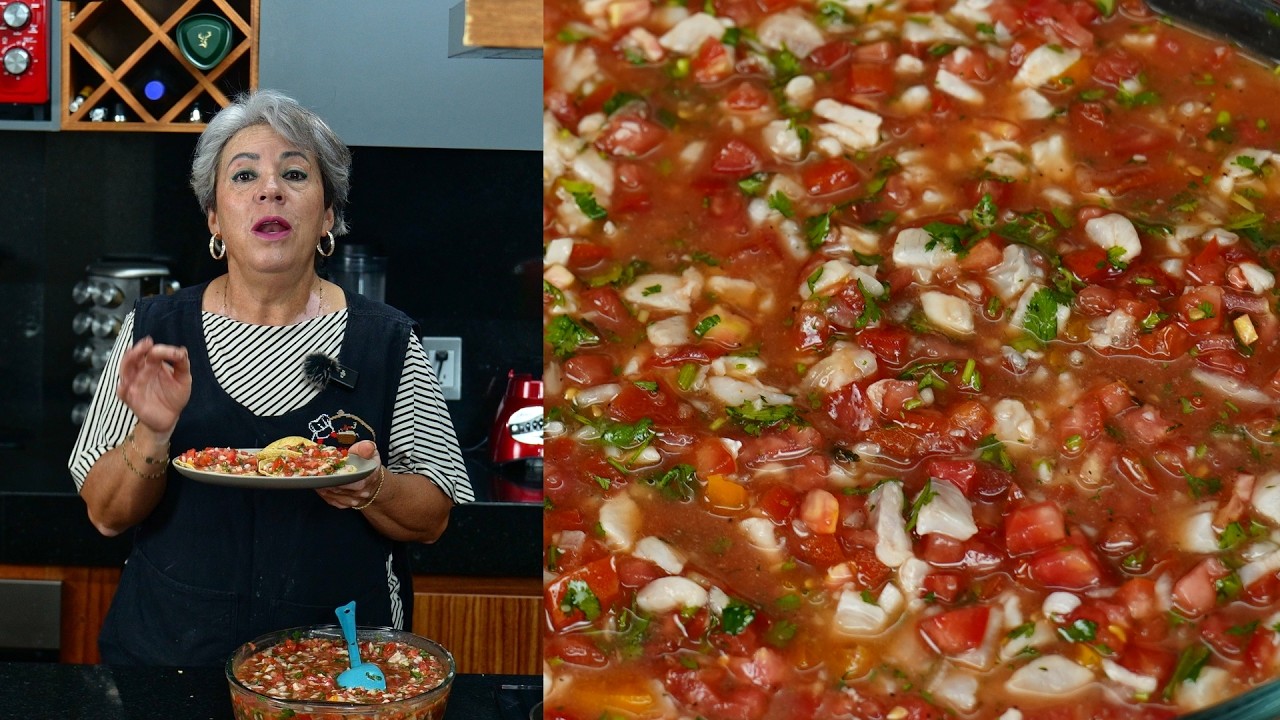 Receta FACIL y SABROSA De Ceviche De Pescado y Receta De Catsup