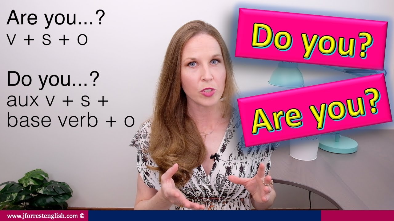 Do You or Are You - English Grammar Lesson