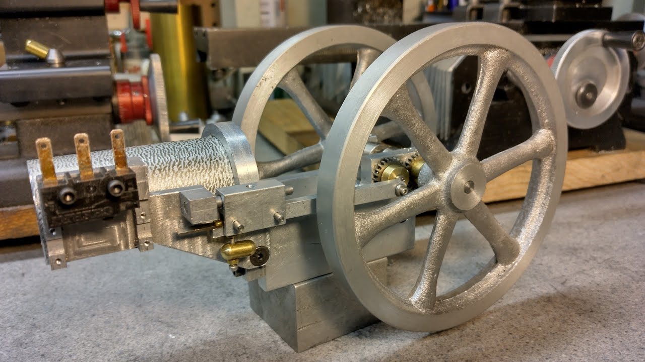 Solenoid Motor with Pendulum Governor.