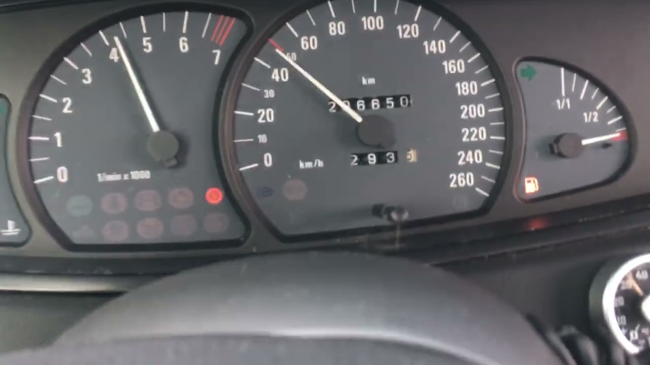 Opel Omega 2.5 V6 0-100 Km/h acceleration