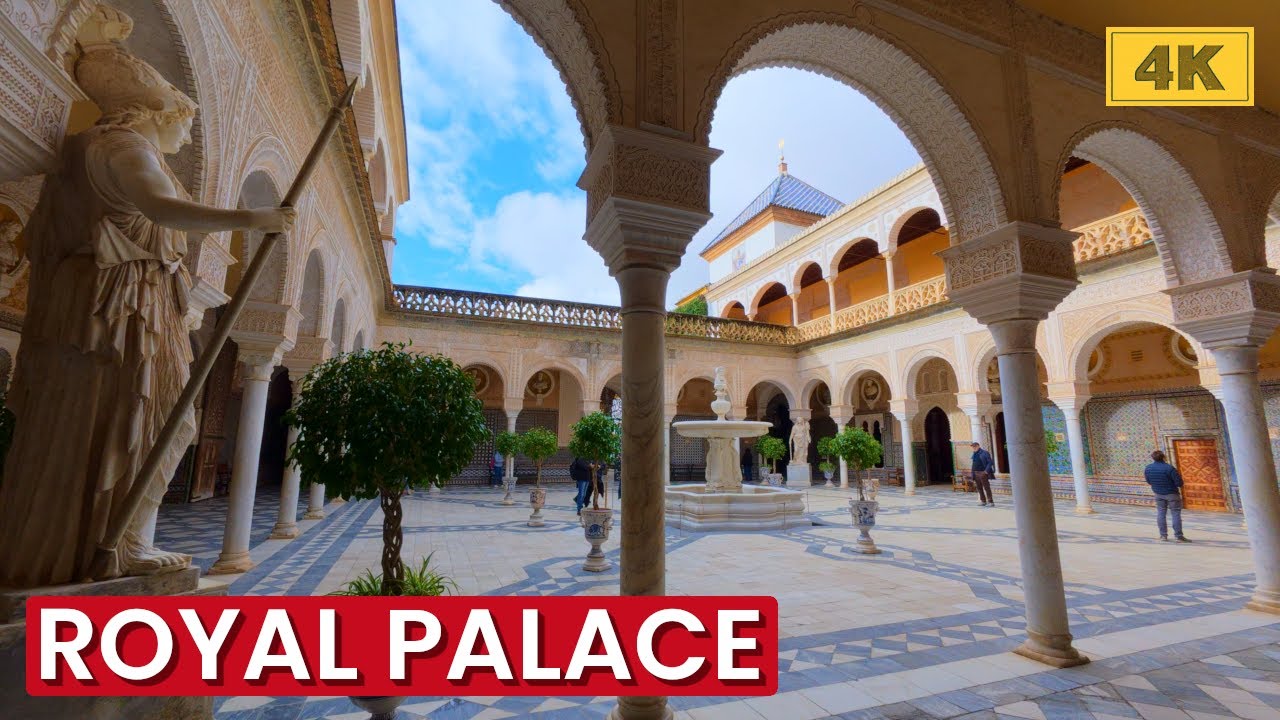 Discover this Hidden Gem of Seville (4K Walking Tour of Casa de Pilatos) #walking #walk #sevilla #4k