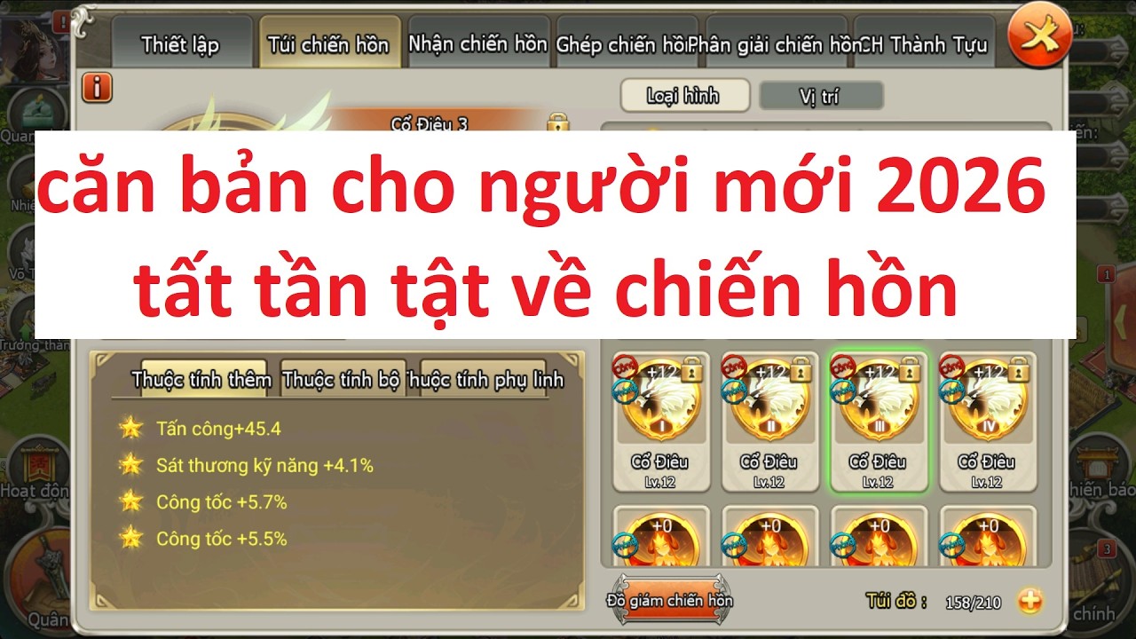 căn bản cho người mới 2026 tất tần tật về chiến hồn