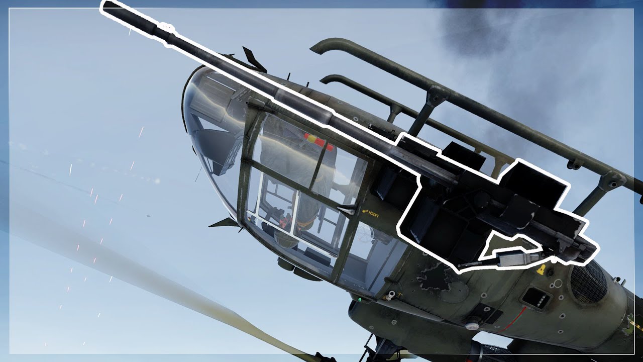 French Student Pilot Straps 20mm Cannon Onto Helicopter (War Thunder)