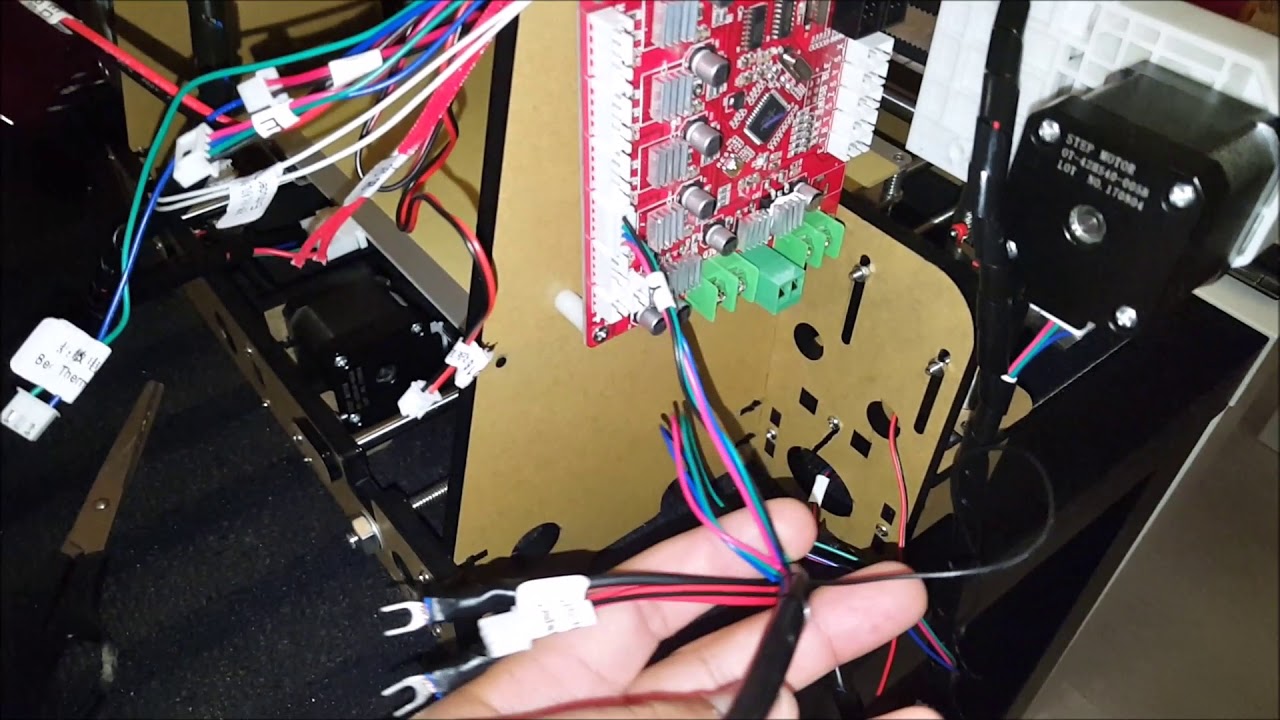 ANET A8 FASE#3 connessioni cablaggio e montaggio ITA. 3D PRINTER