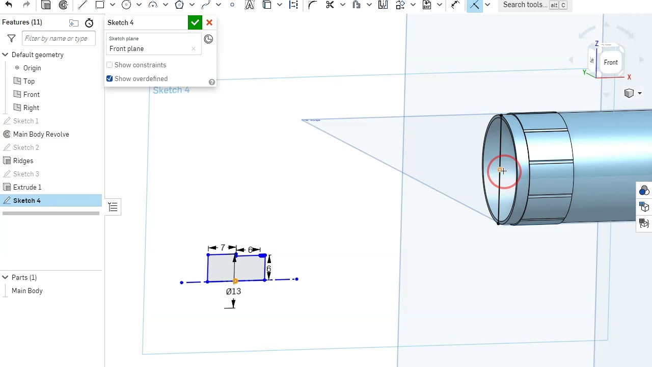 Copy sketch to another part studio