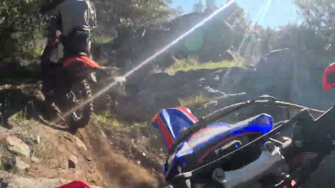 Beta 250 RR race on some spicy trails