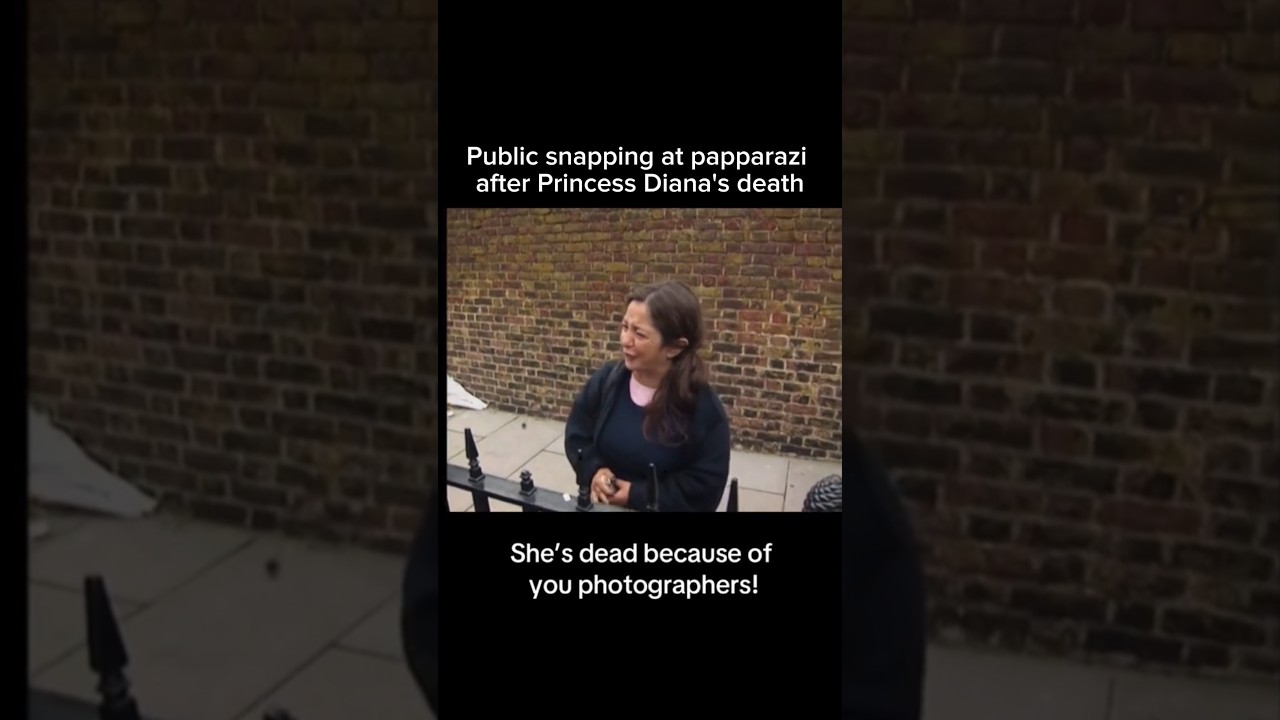Public snapping at papparazi after Princess Diana's death
