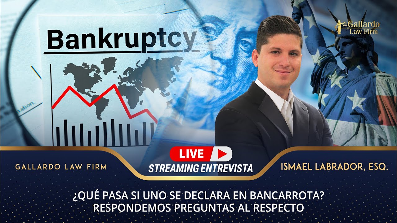 ¿Qué pasa si uno se declara en bancarrota? Respondemos preguntas al respecto