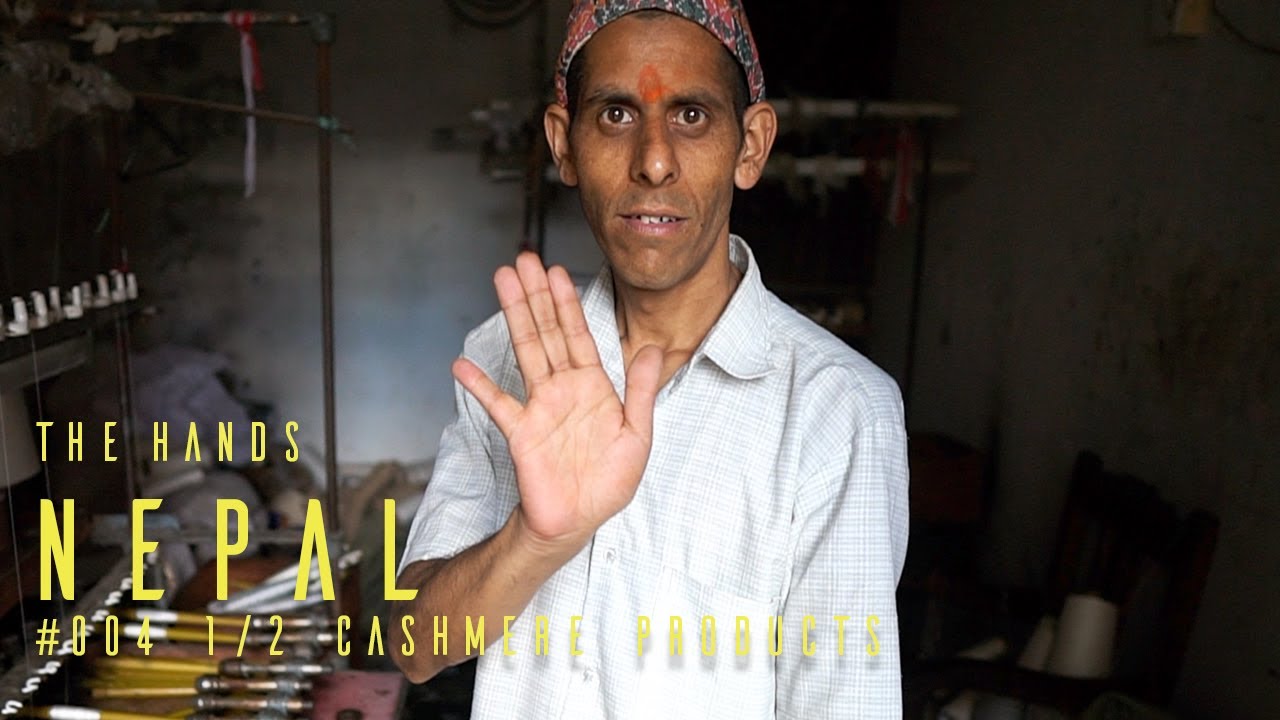 【THE HANDS】NEPAL　#004 1/2 Cashmere Products
