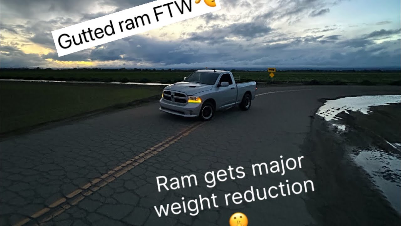 Major weight reduction to my 4th gen ram 