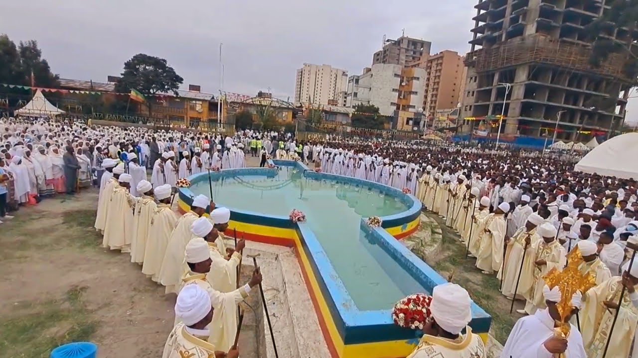 የጥምቀት አርያም እና አቡን ዝማሜ  በቃውንት ከብፁዕ አቡነ እንድርያስ  ጋር
