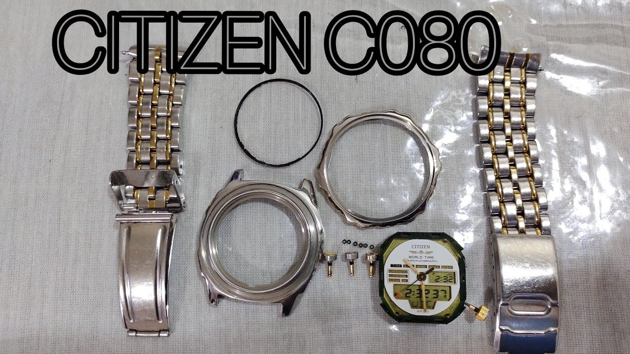 NESSE USEI ATÉ LIXA DE UNHA- CITIZEN C080 - REVISÃO E TROCA DAS GUARNIÇÕES  - CONSERTO DE RELOGIOS