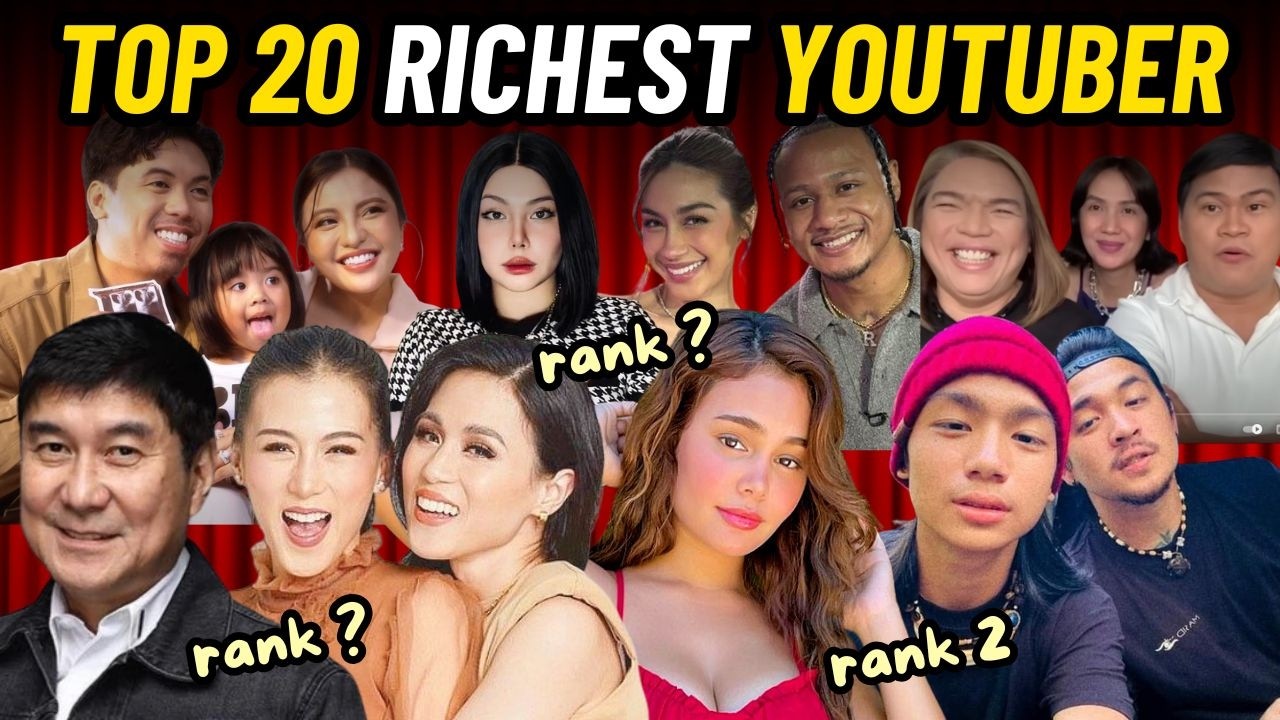 🔥TOP 20 PINAKA-MAYAMANG YOUTUBERS SA PILIPINAS 2026! ESTIMATED EARNINGS, BRAND DEALS AT NEGOSYO!🔴