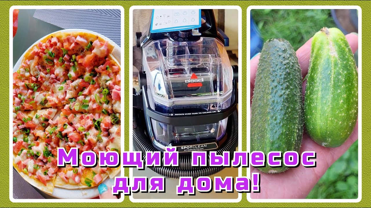 VLOG из 🇩🇪: Мы купили себе моющий пылесос Bissell! Как почистить диван?