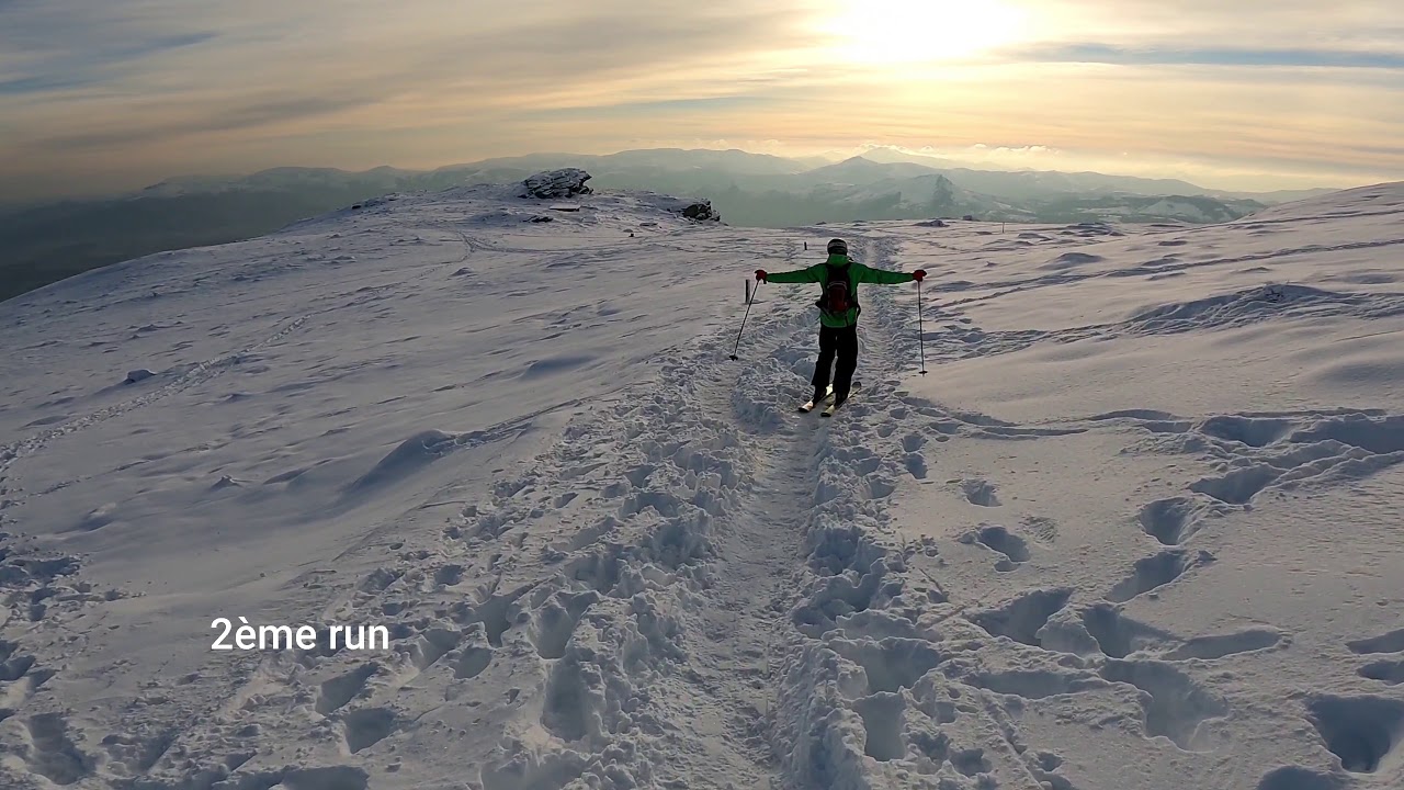 Session ski sur la Rhune - Pays Basque