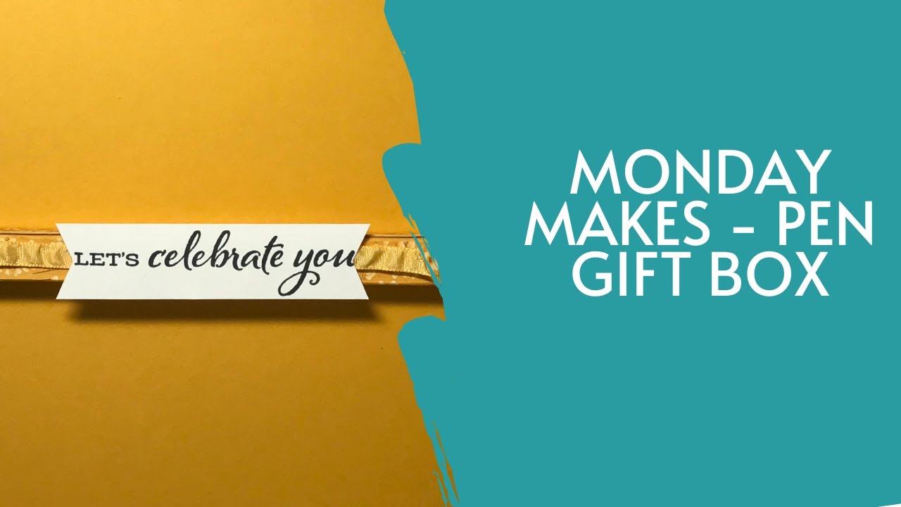 Monday Makes - pen gift box