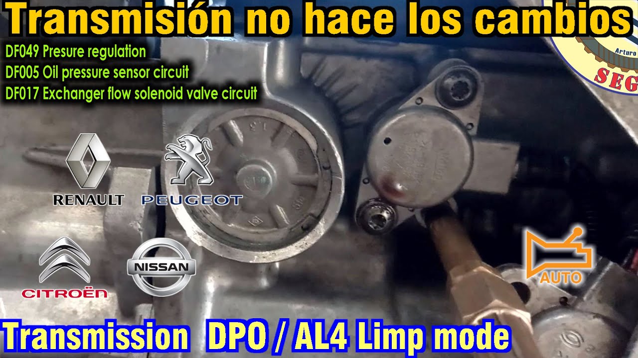 Датчик давления масла в автоматической коробке передач DPO / AL4 Renault Peugeot Citroën Nissan