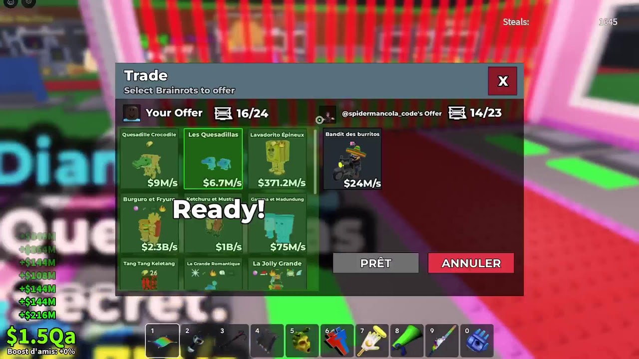 LIVE SAB trade machine