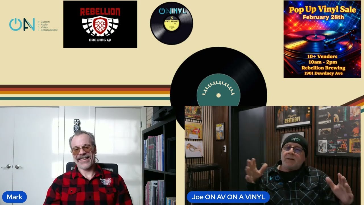 Two Vinyl Guys Talking About Stuff including a big sale upcoming! #recordsale #vinyl #popup