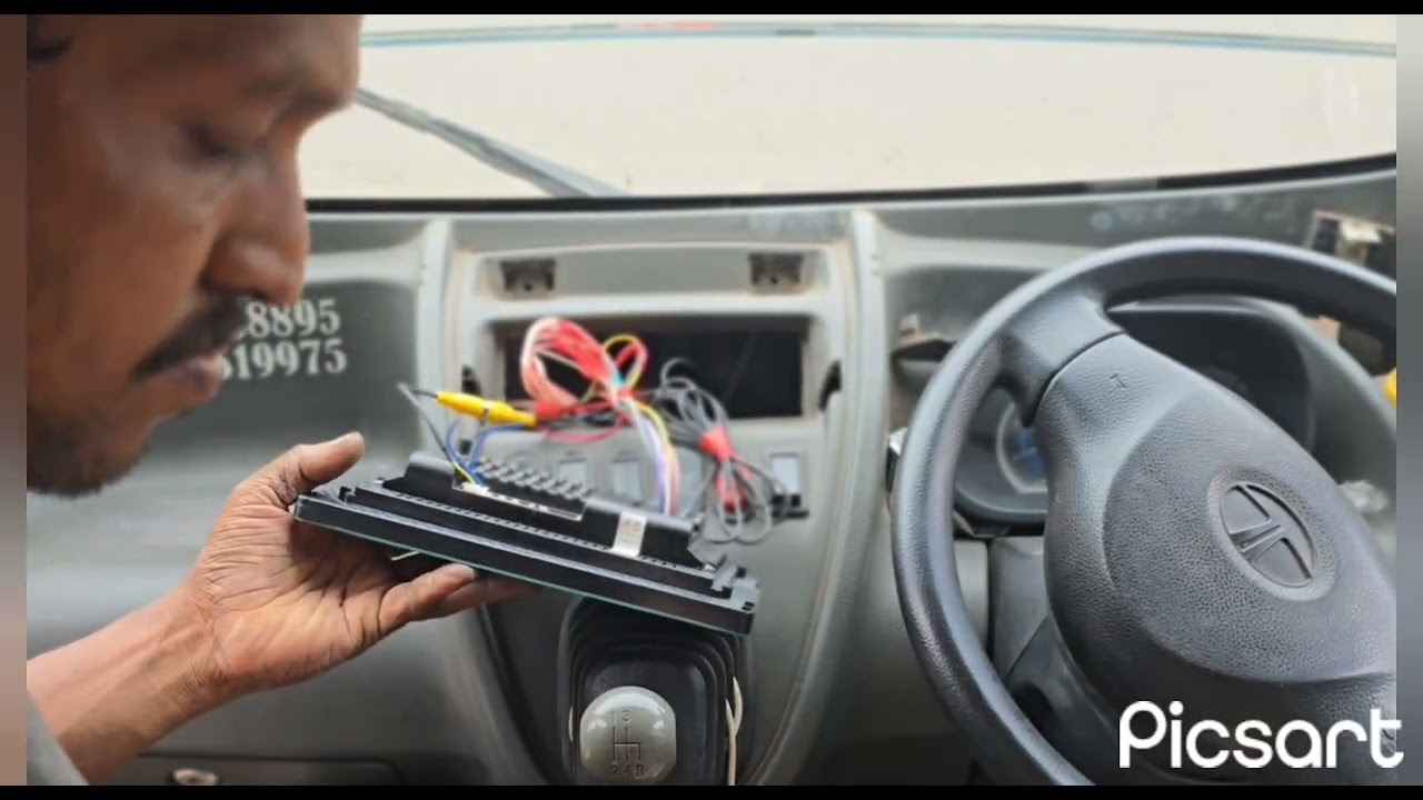 Tata iris. 9 inch Android stereo fitting.. with reverse camera...8075079293