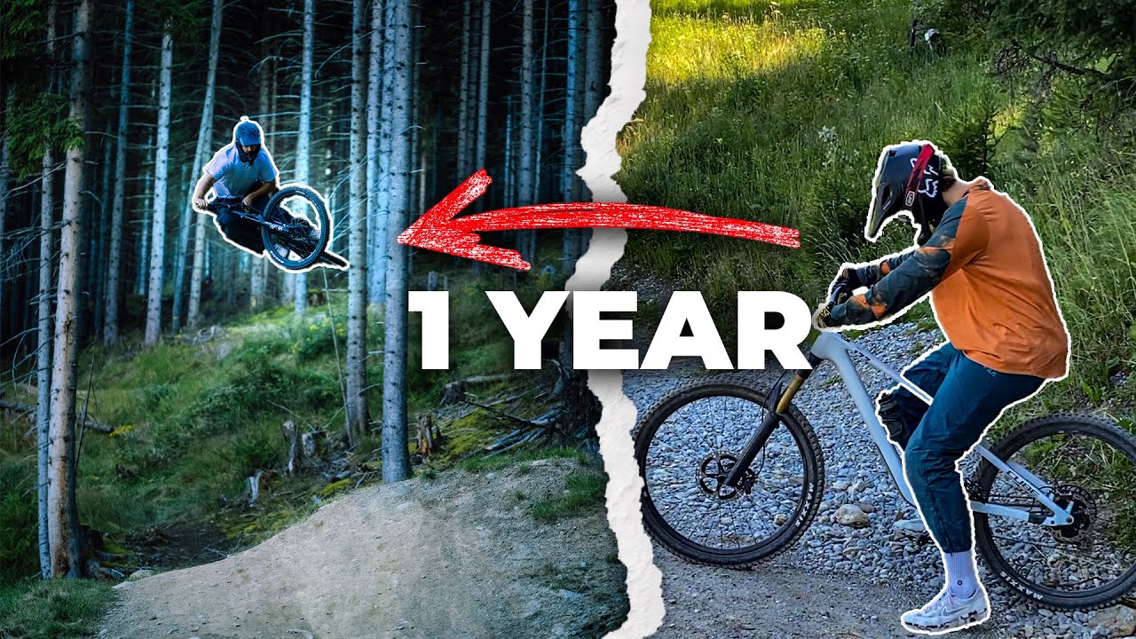 My 1 YEAR MTB Progression at 30 years old !
