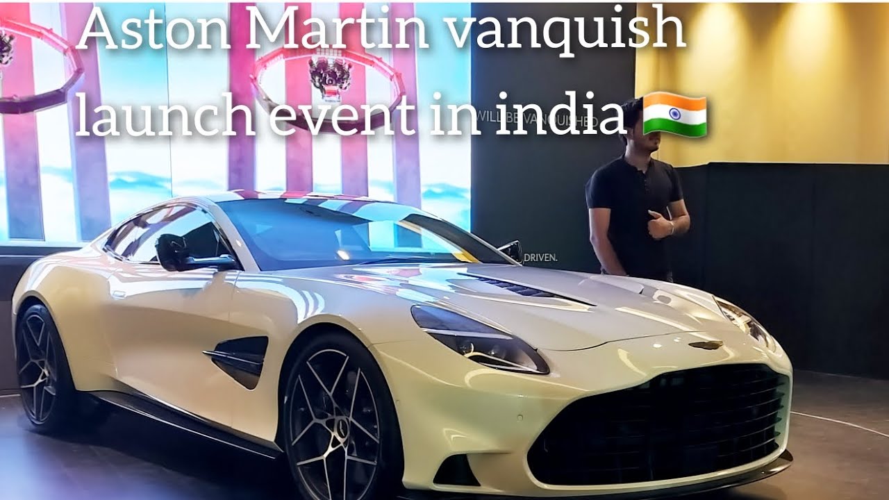 2025 Aston Martin vanquish launch event in india 🇮🇳 |  Delhi.luxury.cars