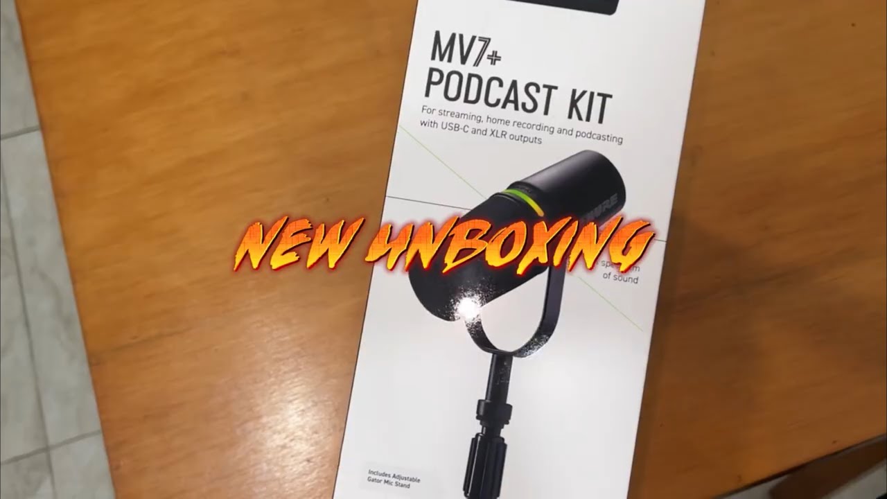 UNBOXING DEL MICROFONO SHURE MV7+ (2026)
