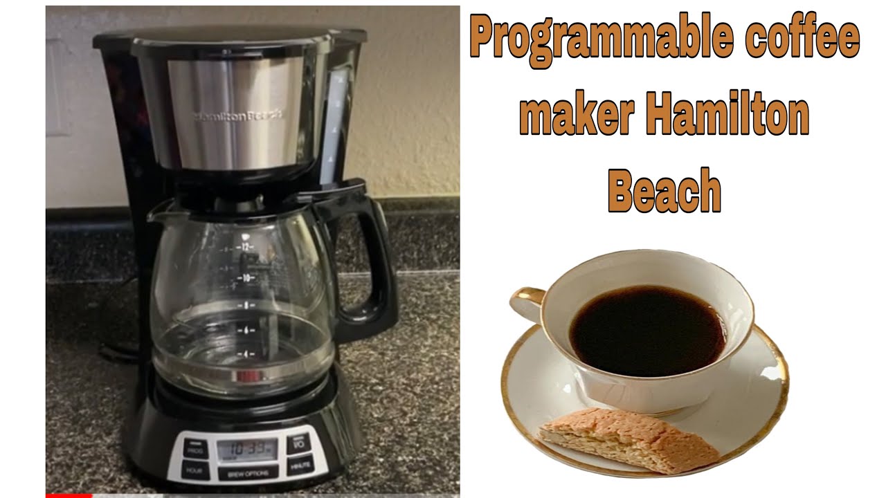 Coffee Maker || Unboxing Hamilton Beach Programmable 12 cup coffee maker . Coffee Maker Review .