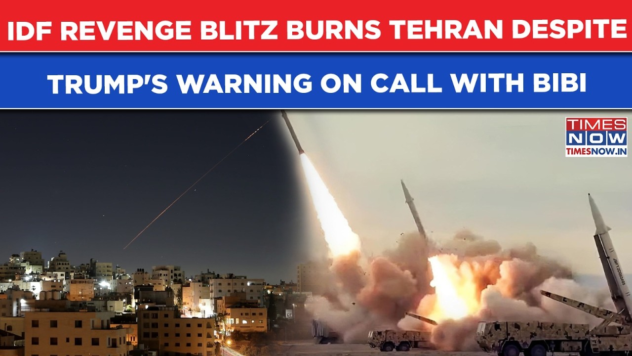 IDF Revenge Blitz Burns Tehran Despite Trump's Warning Call After IRGC Missile Fury To Avenge Beirut