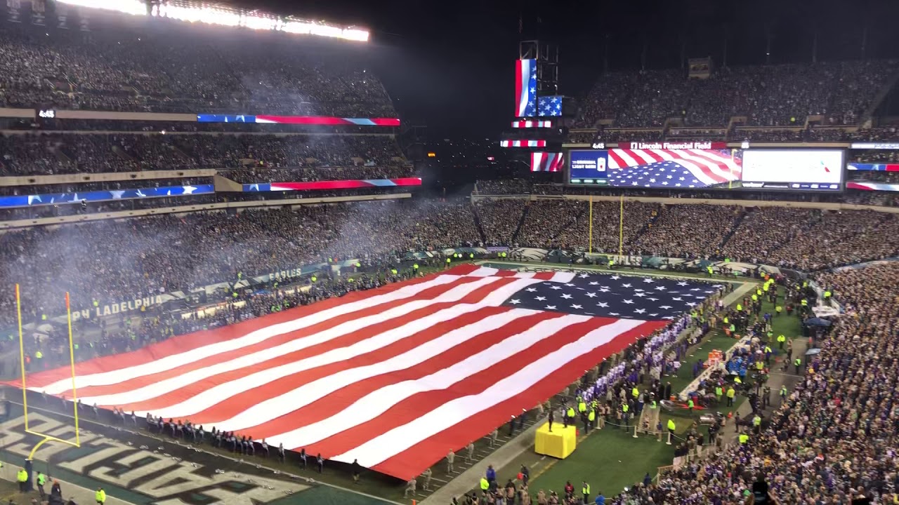 2018 NFC Championship Game National Anthem