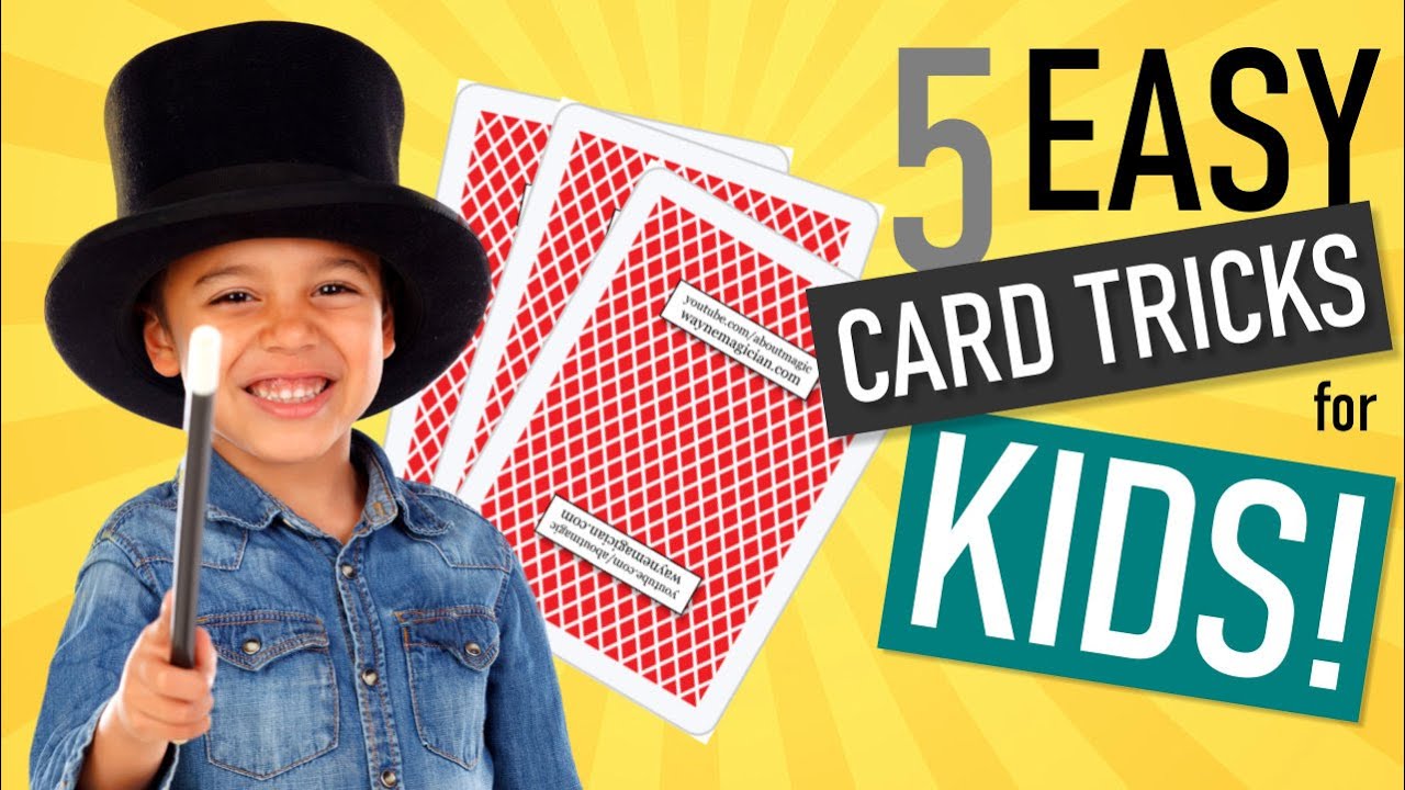 KID CARD TRICKS - 5 Easy Magic Card Tricks for Kids and Beginners #easymagictricks #kidmagictricks